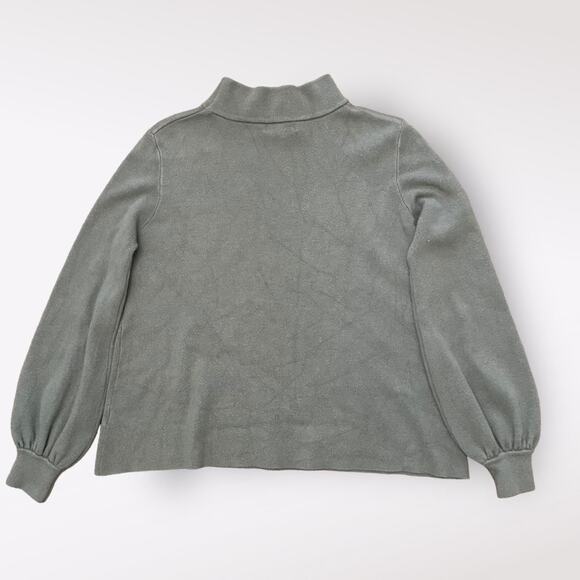 Fate Mock Neck Sweater Womens Small Ash Green‎ Fall Comfy Casual - Picture 6 of 8